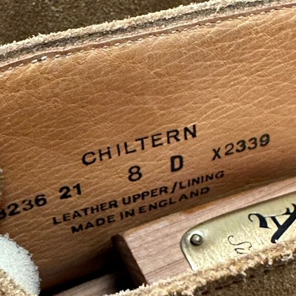 EUC Crockett & Jones x Barneys New York Chiltern Snuff Suede Chukka Boot US 8 D - Picture 8 of 10